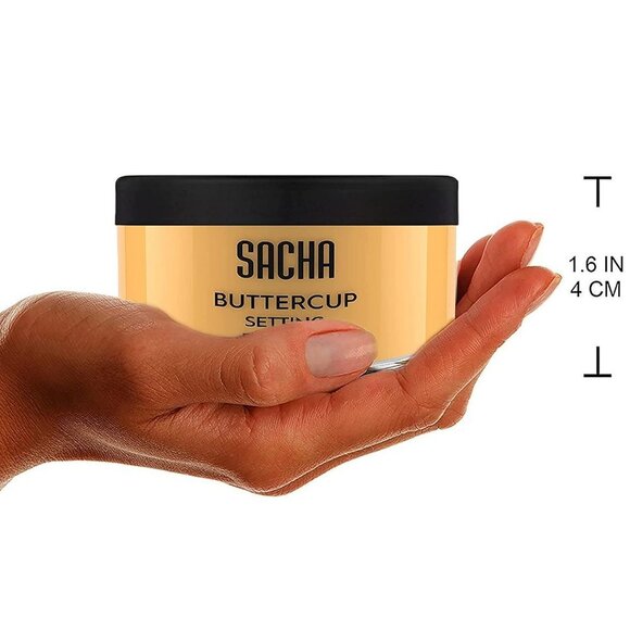 BOGO SACHA BUTTERCUP All day wear Setting Powder No Ash & Blurs Fine Lines Pores - Picture 6 of 9
